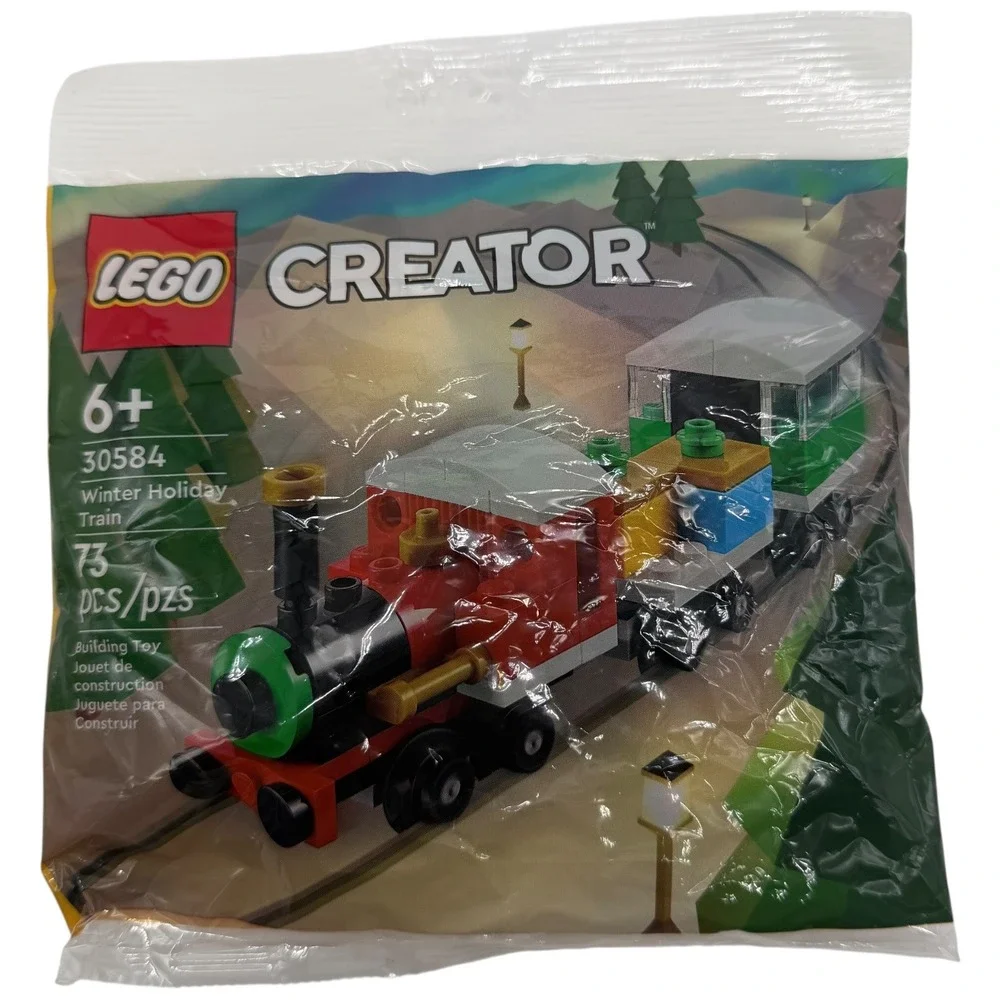 LEGO Creator 30584 Winter Holiday Train 73 Pieces VIP 40512 Funky Add On Set New